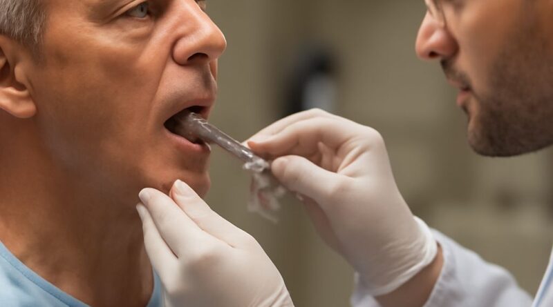Tongue biopsy and cold forceps techniques in oral biopsy