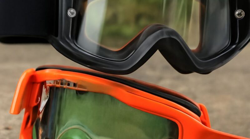 Prescription motorcycle goggles and motorcycle prescription sunglasses