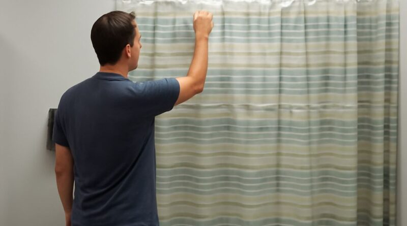 Hospital blankets and curtain track in a healthcare setting