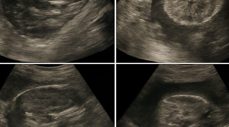 Abnormal kidney ultrasound results and images