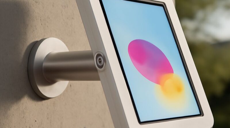 Wall mount tablet and wall tablet mount solutions
