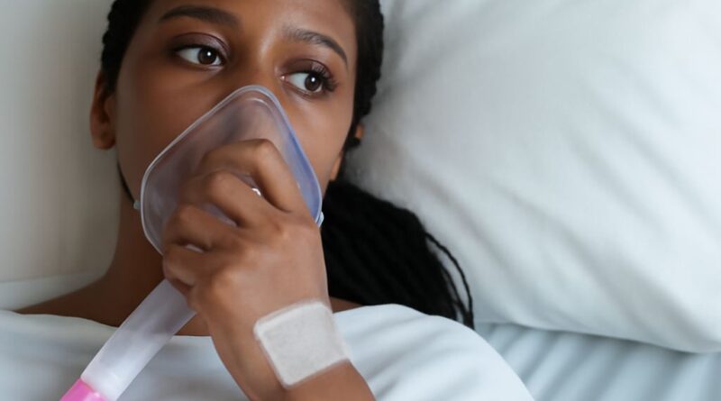 oxygen mask hospital in african and muslim hospitals