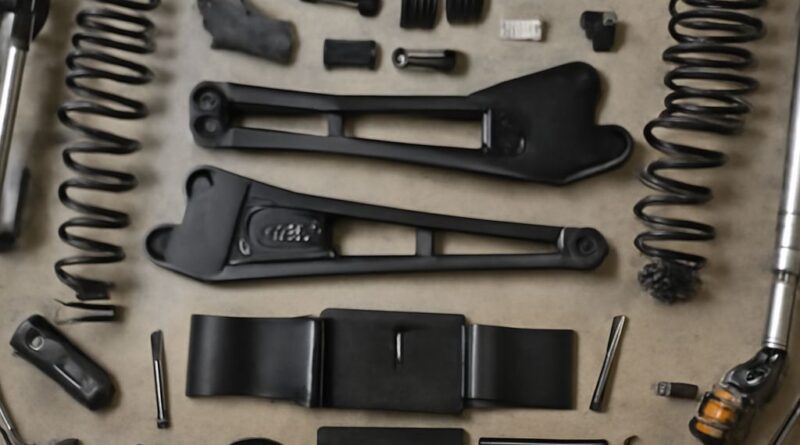 Truck suspension parts and health insurance for truck drivers